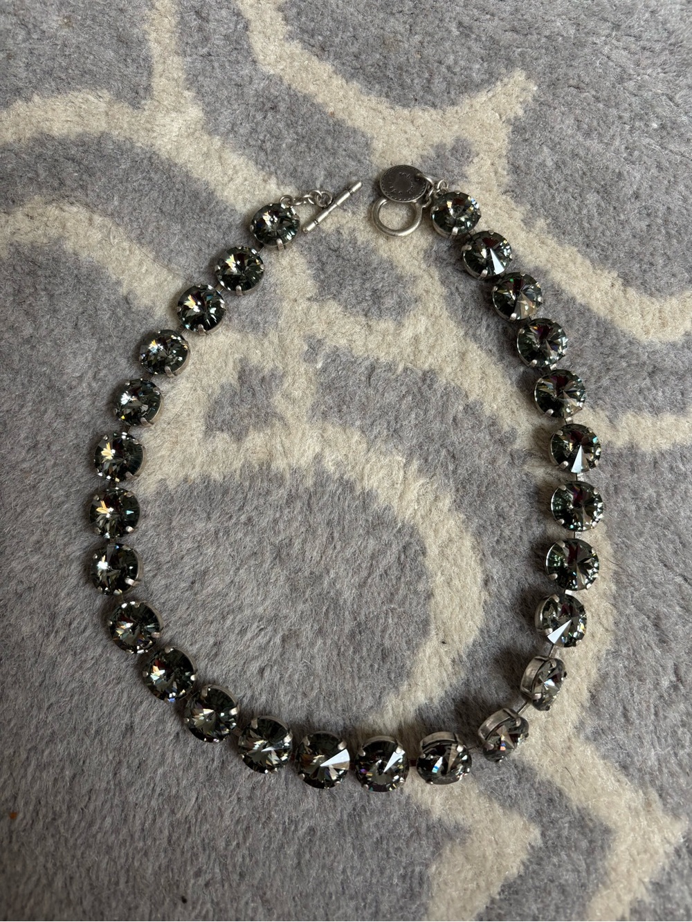 Rebekah Price Rivoli Necklace - Matted Silver